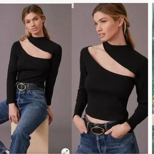 Anthropologie Cut Out Top